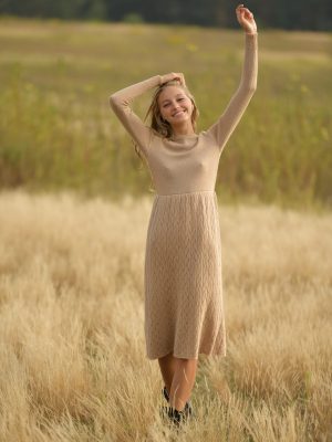 Organic merino special maxi dress