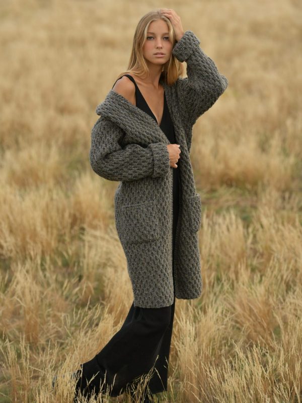 Shop Our Maxi Wool Gray Cardigan for Ultimate Comfort and Style