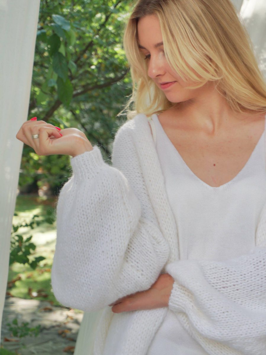 Best white outlet cardigan