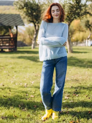Light blue knitted longsleeve - Image 3